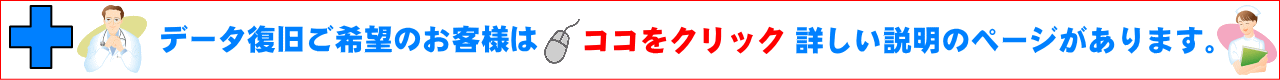 データ復旧の詳細ページへのリンクです。 データ復旧の詳細ページへのリンクです。