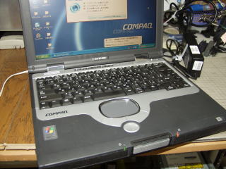 COMPAQ　ノートパソコン修理