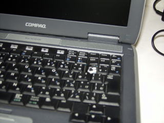 COMPAQ　ノートパソコン　キーボード修理