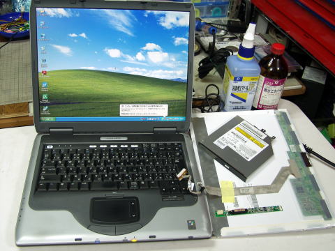 COMPAQ nx9030 液晶修理