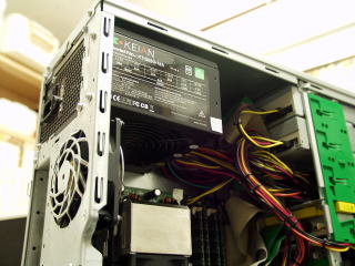 hp workstation xw4100 電源換装