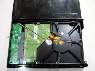 Logitec社製ハードディスクデータ復旧作業 LHD-EN2000U2W Logitec社製ハードディスクデータ復旧作業 LHD-EN2000U2W