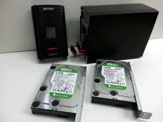 LinkStation LS-W1.0TLG/R1のデータ復旧作業 LinkStation LS-W1.0TLG/R1のデータ復旧作業