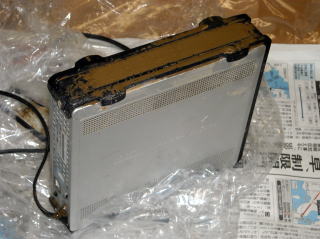 泥水に水没したHDD 泥水に水没したHDD