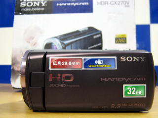 HDR-CX270 動画データ取り出し作業