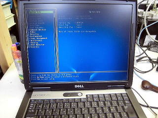 DELL　Latitude　D520　液晶パネル交換修理