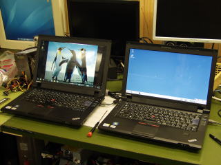 ThinkPad　SL410修理作業