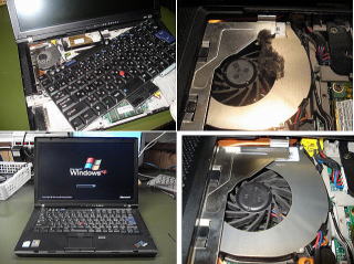 ThinkPad Z60t 修理状況