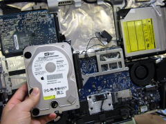imac A1224 ハードディスク交換修理