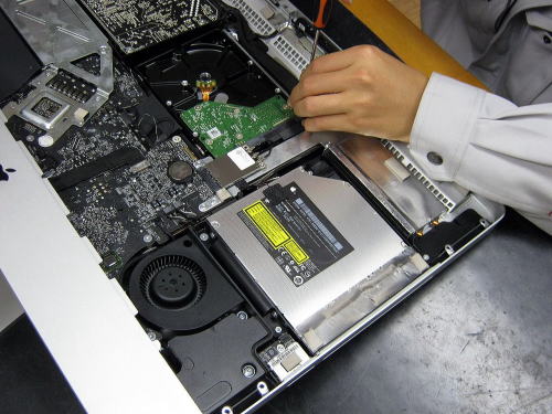 起動できない iMac A1311 ハードディスク交換修理