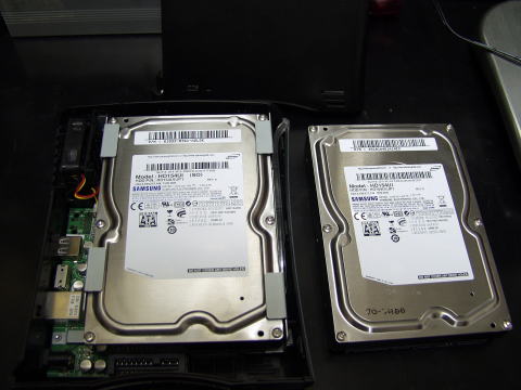 BUFFALO LinkStation LS-CH1.5TL データ復旧作業 BUFFALO LinkStation LS-CH1.5TL データ復旧作業