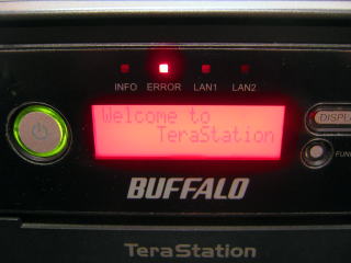 BUFFALO TeraStation TS-WX2.0TL/R1 ERROR BUFFALO TeraStation TS-WX2.0TL/R1 ERROR